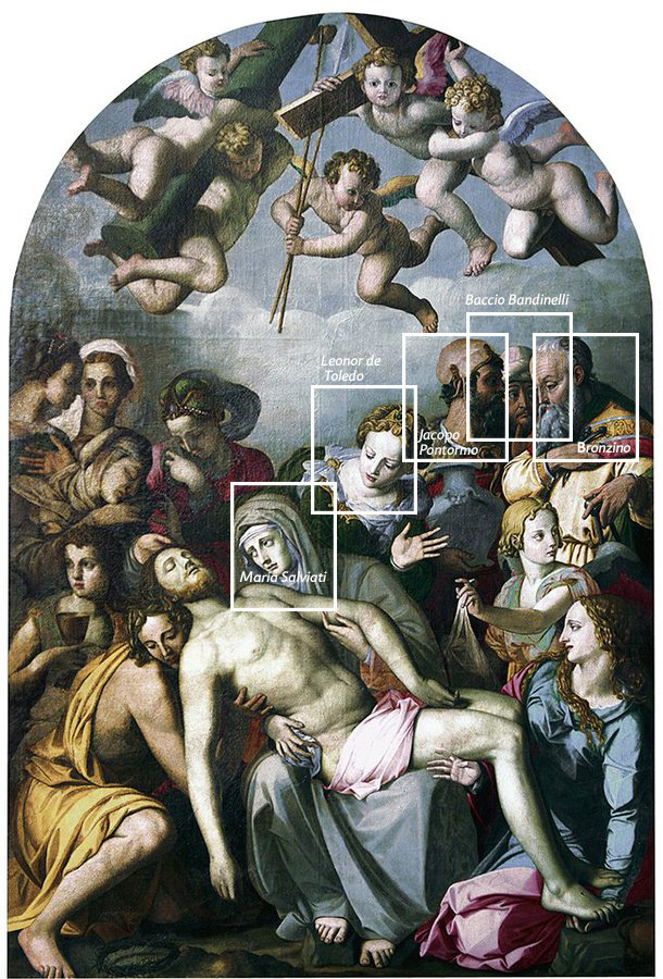 Las tres reproducciones que Bronzino realizó sobre el Descendimiento de Cristo